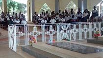 Visita alle tombe dei 3 Arcivescovi a Bukavu