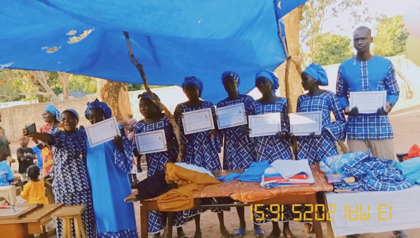 Diploma di sartoria in Ciad