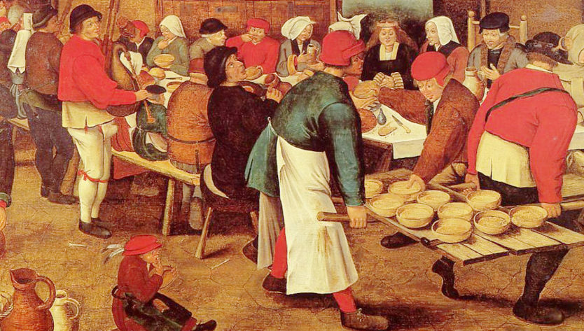 Gli invitati alle nozze