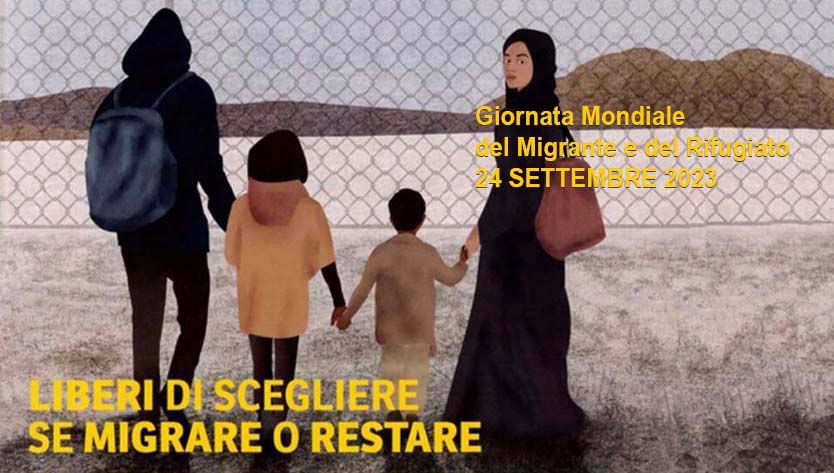 Giornata del Migrante e del Rifugiato - 24 settembre 2023